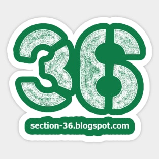 Section 36 Classic Sticker